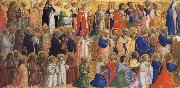 Fra Angelico, The Virgin mary with the Apostles and other Saints